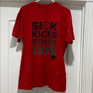 Jordan sick kicks t shirt. Men’s size large.